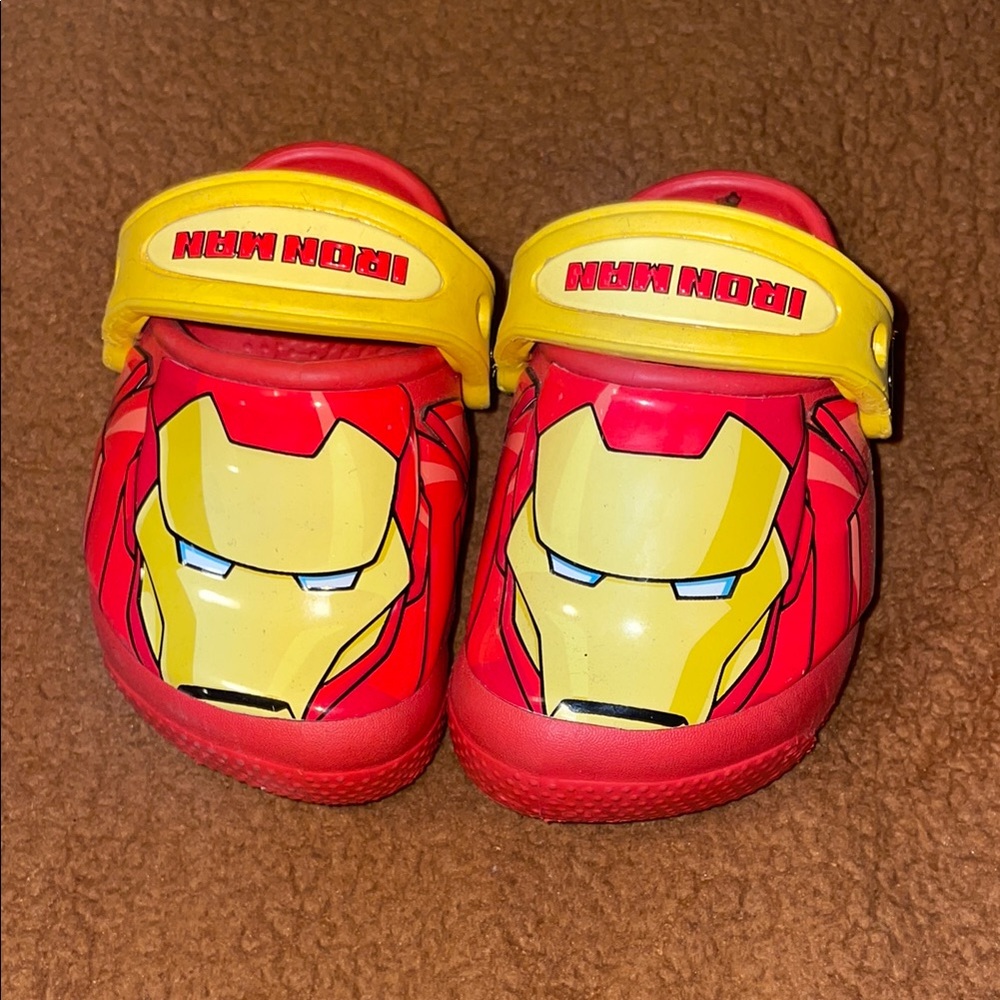 Iron Man Kids Slippers - Bold Red and Yellow